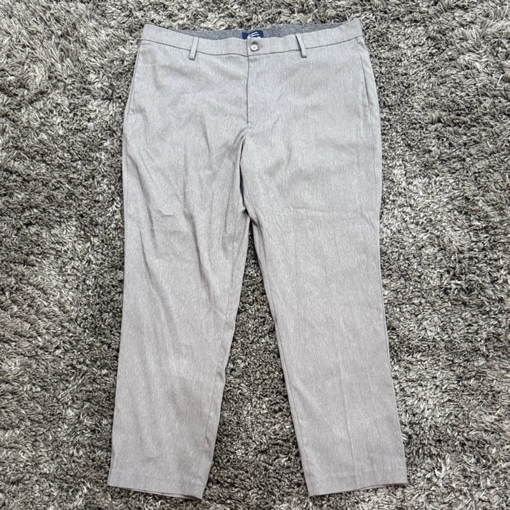 Ben Sherman Men's Classic Chinos in Light Gray, Size 36W X 30L
